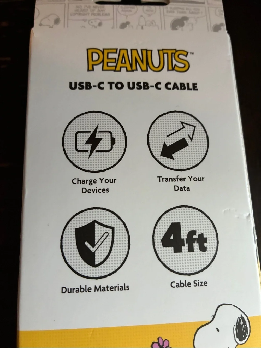 Peanuts USB-C Cable